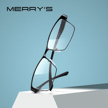 Carica l&#39;immagine nel visualizzatore di Gallery, MERRYS DESIGN Men Titanium Alloy Glasses Frames TR90 Legs Business Myopia Prescription Eyeglasses Optical Frame S2219