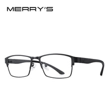 Carica l&#39;immagine nel visualizzatore di Gallery, MERRYS DESIGN Men Titanium Alloy Glasses Frames TR90 Legs Business Myopia Prescription Eyeglasses Optical Frame S2219