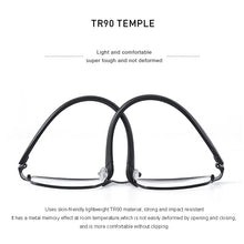 Carica l&#39;immagine nel visualizzatore di Gallery, MERRYS DESIGN Men Titanium Alloy Glasses Frames TR90 Legs Business Myopia Prescription Eyeglasses Optical Frame S2219