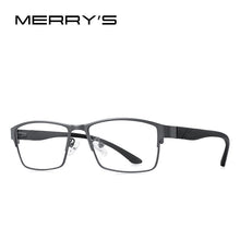 Carica l&#39;immagine nel visualizzatore di Gallery, MERRYS DESIGN Men Titanium Alloy Glasses Frames TR90 Legs Business Myopia Prescription Eyeglasses Optical Frame S2219