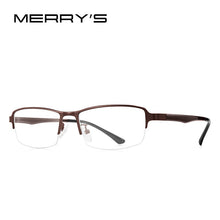 Carica l&#39;immagine nel visualizzatore di Gallery, MERRYS DESIGN Men Titanium Alloy Glasses TR90 Legs Business Myopia Prescription Eyeglasses Optical Frame S2202