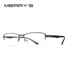 Carica l&#39;immagine nel visualizzatore di Gallery, MERRYS DESIGN Men Titanium Alloy Glasses TR90 Legs Business Myopia Prescription Eyeglasses Optical Frame S2202