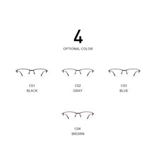 Carica l&#39;immagine nel visualizzatore di Gallery, MERRYS DESIGN Men Titanium Alloy Half Glasses Frame Prescription Eyeglasses TR90 Legs Business Style Optical Frame S2306