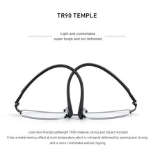 Carica l&#39;immagine nel visualizzatore di Gallery, MERRYS DESIGN Men Titanium Alloy Half Glasses Frame TR90 Legs Prescription Eyeglasses Optical Frame S2318