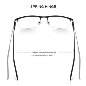 MERRYS DESIGN Uomini Occhiali In Titanio Telaio Ultraleggero Occhio Quadrato Miopia Occhiali Da Vista Maschile Mezza Cornice Dell'ottica S2014 