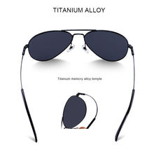 Carica l&#39;immagine nel visualizzatore di Gallery, MERRYS DESIGN Men/Women Classic Pilot HD Polarized Sunglasses Aviation Frame Titanium Memory Alloy Temple UV400 Protection S8153