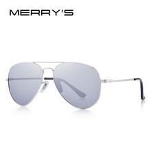 Carica l&#39;immagine nel visualizzatore di Gallery, MERRYS DESIGN Men/Women Classic Pilot HD Polarized Sunglasses Aviation Frame Titanium Memory Alloy Temple UV400 Protection S8153