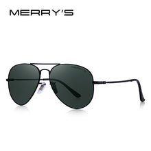 Carica l&#39;immagine nel visualizzatore di Gallery, MERRYS DESIGN Men/Women Classic Pilot HD Polarized Sunglasses Aviation Frame Titanium Memory Alloy Temple UV400 Protection S8153