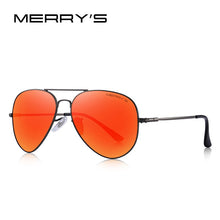 Carica l&#39;immagine nel visualizzatore di Gallery, MERRYS DESIGN Men/Women Classic Pilot HD Polarized Sunglasses Aviation Frame Titanium Memory Alloy Temple UV400 Protection S8153