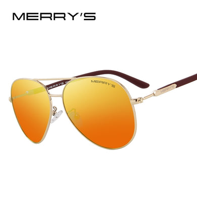 MERRYS DESIGN Men/Women Classic Pilot Polarized Sunglasses 100% UV Protection S8058