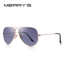 Load image into Gallery viewer, MERRYS DESIGN Men/Women Classic Pilot Polarized Sunglasses 58mm UV400 Protection S8025