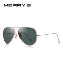 Load image into Gallery viewer, MERRYS DESIGN Men/Women Classic Pilot Polarized Sunglasses 58mm UV400 Protection S8025
