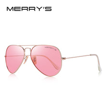Load image into Gallery viewer, MERRYS DESIGN Men/Women Classic Pilot Polarized Sunglasses 58mm UV400 Protection S8025