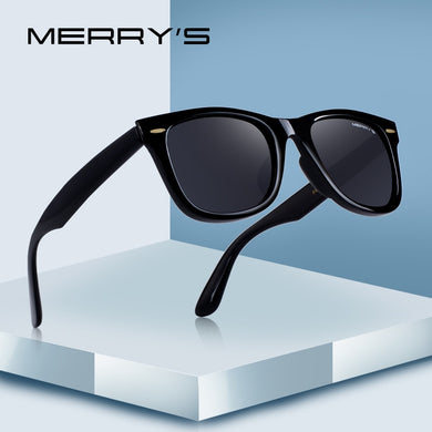 MERRYS DESIGN Men/Women Classic Retro Rivet Polarized Sunglasses 100% UV Protection S8140
