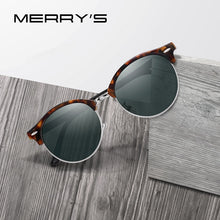 Load image into Gallery viewer, MERRYS DESIGN Men Women Classic Retro Rivet Polarized Sunglasses Unisex Glasses Male Eyewear UV400 Protection S8054N
