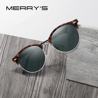 MERRYS DESIGN Men Women Classic Retro Rivet Polarized Sunglasses Unisex Glasses Male Eyewear UV400 Protection S8054N