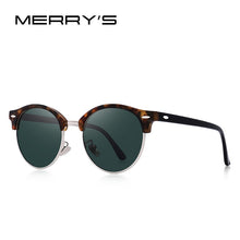 Load image into Gallery viewer, MERRYS DESIGN Men Women Classic Retro Rivet Polarized Sunglasses Unisex Glasses Male Eyewear UV400 Protection S8054N