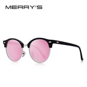 MERRYS DESIGN Men Women Classic Retro Rivet Polarized Sunglasses Unisex Glasses Male Eyewear UV400 Protection S8054N