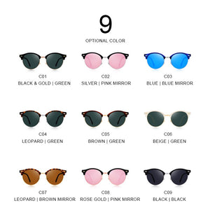 MERRYS DESIGN Men Women Classic Retro Rivet Polarized Sunglasses Unisex Glasses Male Eyewear UV400 Protection S8054N