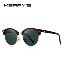 Load image into Gallery viewer, MERRYS DESIGN Men Women Classic Retro Rivet Polarized Sunglasses Unisex Glasses Male Eyewear UV400 Protection S8054N