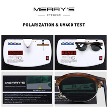 Load image into Gallery viewer, MERRYS DESIGN Men Women Classic Retro Rivet Polarized Sunglasses Unisex Glasses Male Eyewear UV400 Protection S8054N