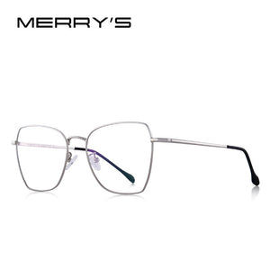 MERRYS DESIGN Uomo Donna Occhiali quadrati Montatura per occhiali unisex Miopia Occhiali da vista ottici S2011 