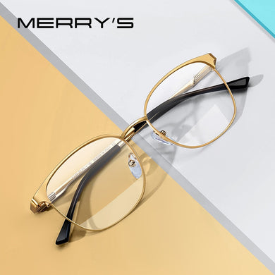 MERRYS DESIGN Men Women Trending Oval Glasses Frame Unisex Myopia Prescription Optical Eyeglasses S2046