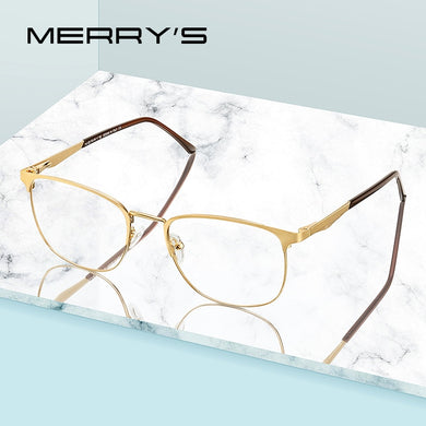 MERRYS DESIGN Men Women Trending Oval Glasses Frame Unisex Myopia Prescription Optical Eyeglasses S2060