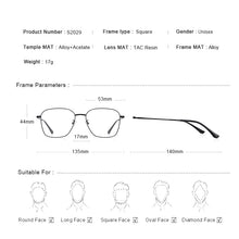 Load image into Gallery viewer, MERRYS DESIGN Men Women Trending Square Glasses Frame Unisex Myopia Prescription Optical Eyeglasses S2029