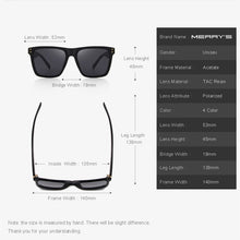 Carica l&#39;immagine nel visualizzatore di Gallery, MERRYS DESIGN Men/Women Polarized Square Sunglasses 100% UV Protection S8206