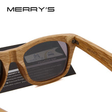 Load image into Gallery viewer, MERRYS DESIGN Men/Women Wooden Sunglasses Retro Polarized Sun Glasses HAND MADE 100% UV Protection S5140