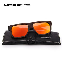 Load image into Gallery viewer, MERRYS DESIGN Men Wooden Sunglasses Square Polarized Sun Glasses HAND MADE 100% UV Protection S5066