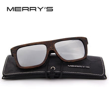 Load image into Gallery viewer, MERRYS DESIGN Men Wooden Sunglasses Square Polarized Sun Glasses HAND MADE 100% UV Protection S5066