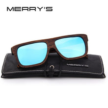 Load image into Gallery viewer, MERRYS DESIGN Men Wooden Sunglasses Square Polarized Sun Glasses HAND MADE 100% UV Protection S5066