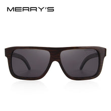 Load image into Gallery viewer, MERRYS DESIGN Men Wooden Sunglasses Square Polarized Sun Glasses HAND MADE 100% UV Protection S5066