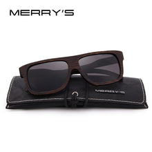 Load image into Gallery viewer, MERRYS DESIGN Men Wooden Sunglasses Square Polarized Sun Glasses HAND MADE 100% UV Protection S5066