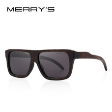 Load image into Gallery viewer, MERRYS DESIGN Men Wooden Sunglasses Square Polarized Sun Glasses HAND MADE 100% UV Protection S5066