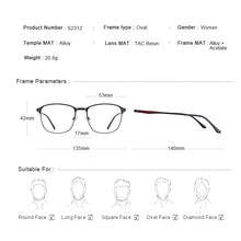Carica l&#39;immagine nel visualizzatore di Gallery, MERRYS DESIGN Oval Glasses Frame For Men Women Trending Eyewear Myopia Prescription Optical Eyeglasses S2312