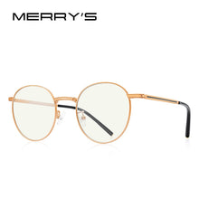 Load image into Gallery viewer, MERRYS DESIGN Pure Titanium Anti Blue Light Blocking Glasses for Women Retro Oval Eyeglasses Men Vintage Optical Eyewear S2502