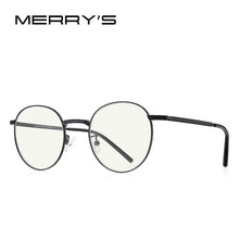 Load image into Gallery viewer, MERRYS DESIGN Pure Titanium Anti Blue Light Blocking Glasses for Women Retro Oval Eyeglasses Men Vintage Optical Eyewear S2502