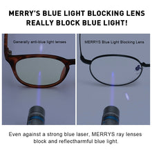 Load image into Gallery viewer, MERRYS DESIGN Pure Titanium Anti Blue Light Blocking Glasses for Women Retro Oval Eyeglasses Men Vintage Optical Eyewear S2502