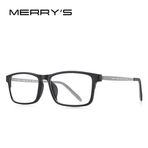 MERRYS DESIGN Pure Titanium Ultra-Light And Comfortable Unisex Eyeglasses Frame For Men Women TR90 Eyewear Optics Frame S2822