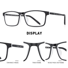 Load image into Gallery viewer, MERRYS DESIGN Pure Titanium Ultra-Light And Comfortable Unisex Eyeglasses Frame For Men Women TR90 Eyewear Optics Frame S2822