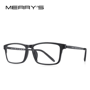 MERRYS DESIGN Pure Titanium Ultra-Light And Comfortable Unisex Eyeglasses Frame For Men Women TR90 Eyewear Optics Frame S2822