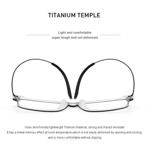 MERRYS DESIGN Pure Titanium Ultra-Light And Comfortable Unisex Eyeglasses Frame For Men Women TR90 Eyewear Optics Frame S2822