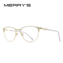 Carica l&#39;immagine nel visualizzatore di Gallery, MERRYS DESIGN Retro Cat Eye Glasses Frame Ladies Eyeglasses Myopia Prescription Optical Eyewear S2218