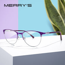 Carica l&#39;immagine nel visualizzatore di Gallery, MERRYS DESIGN Retro Cat Eye Glasses Frame Ladies Eyeglasses Myopia Prescription Optical Eyewear S2218