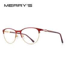 Carica l&#39;immagine nel visualizzatore di Gallery, MERRYS DESIGN Retro Cat Eye Glasses Frame Ladies Eyeglasses Myopia Prescription Optical Eyewear S2218