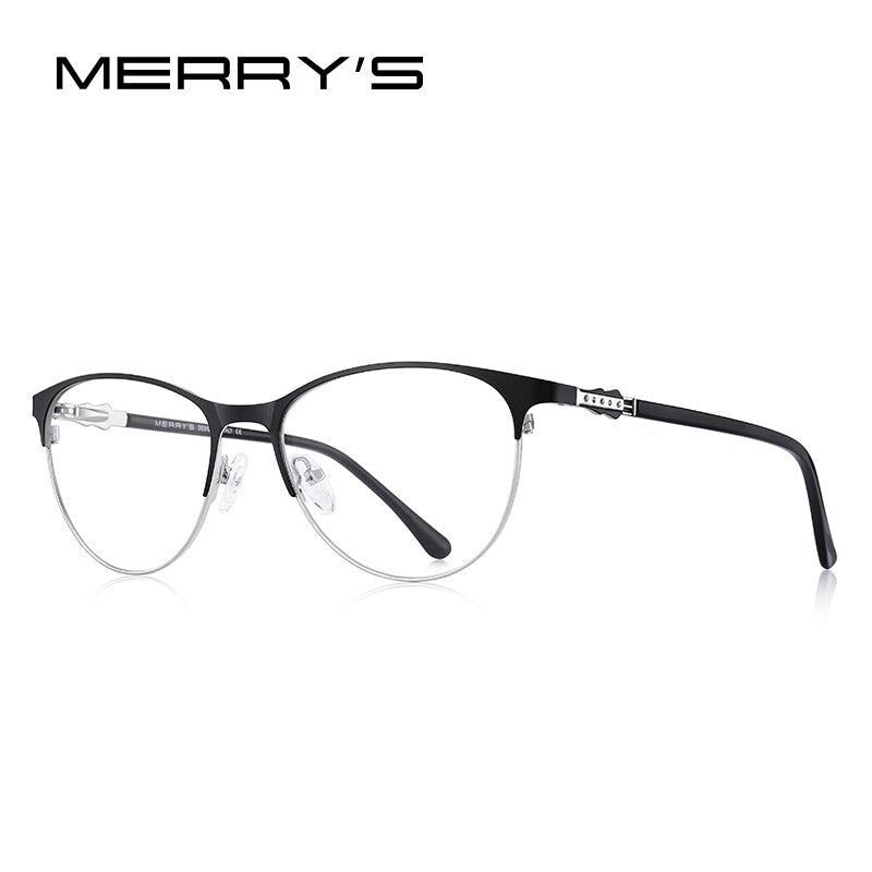 MERRYS DESIGN Retro Cat Eye Glasses Frame Ladies Eyeglasses Myopia Prescription Optical Eyewear S2218