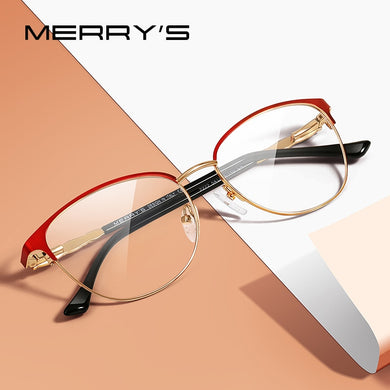 MERRYS DESIGN Retro Cat Eye Glasses Frame Women Eyeglasses Prescription Optical Eyewear S2222